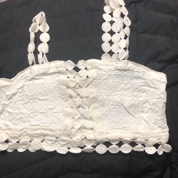 Free People Cream Lace Camisole Top - Picture 11 of 11